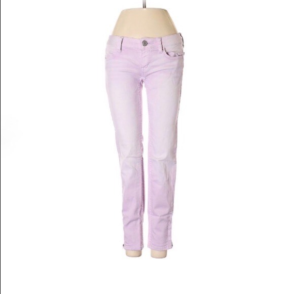 American Eagle Outfitters Denim - American Eagle Light Purple Ankle Jeggings US 0